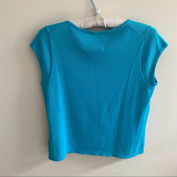 Vintage Michael Simon Snowman Sleeveless Shell Sweater - Picture 2 of 5